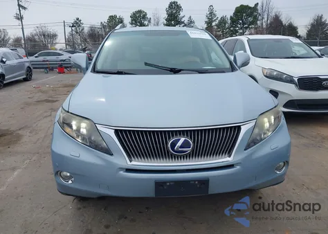 2010 Lexus Rx 450H z USA, uszkodzony, nr VIN JTJBC1BA2A2009295